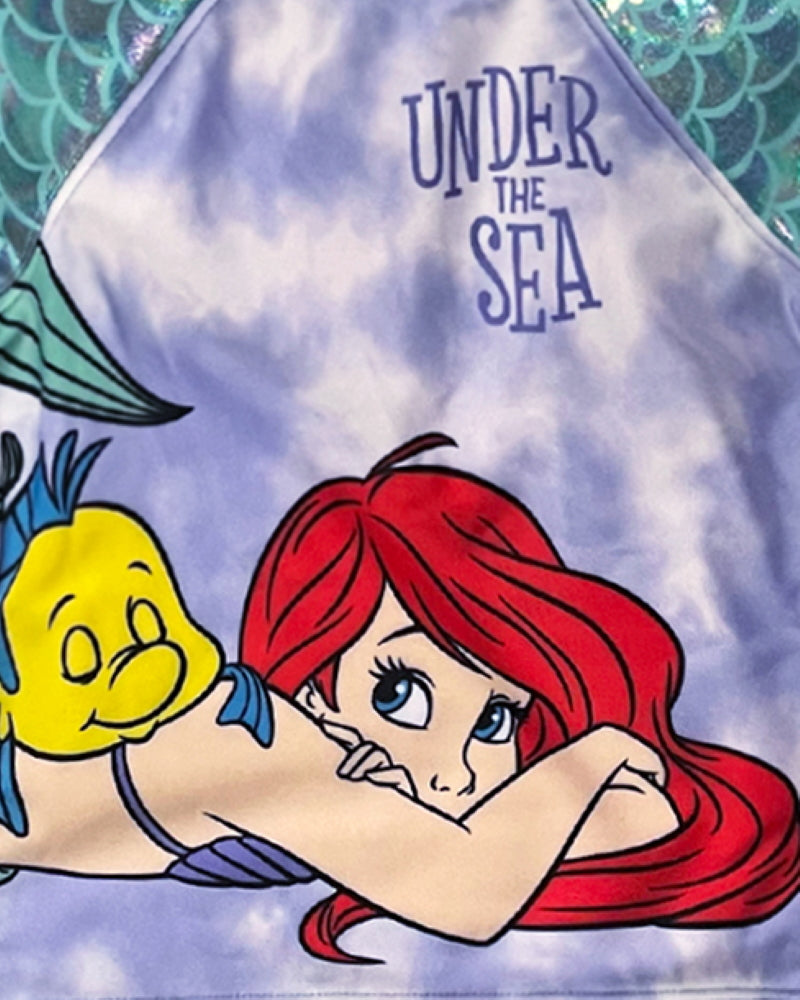Under The Sea Mermaid Rash Guard Swimsuit