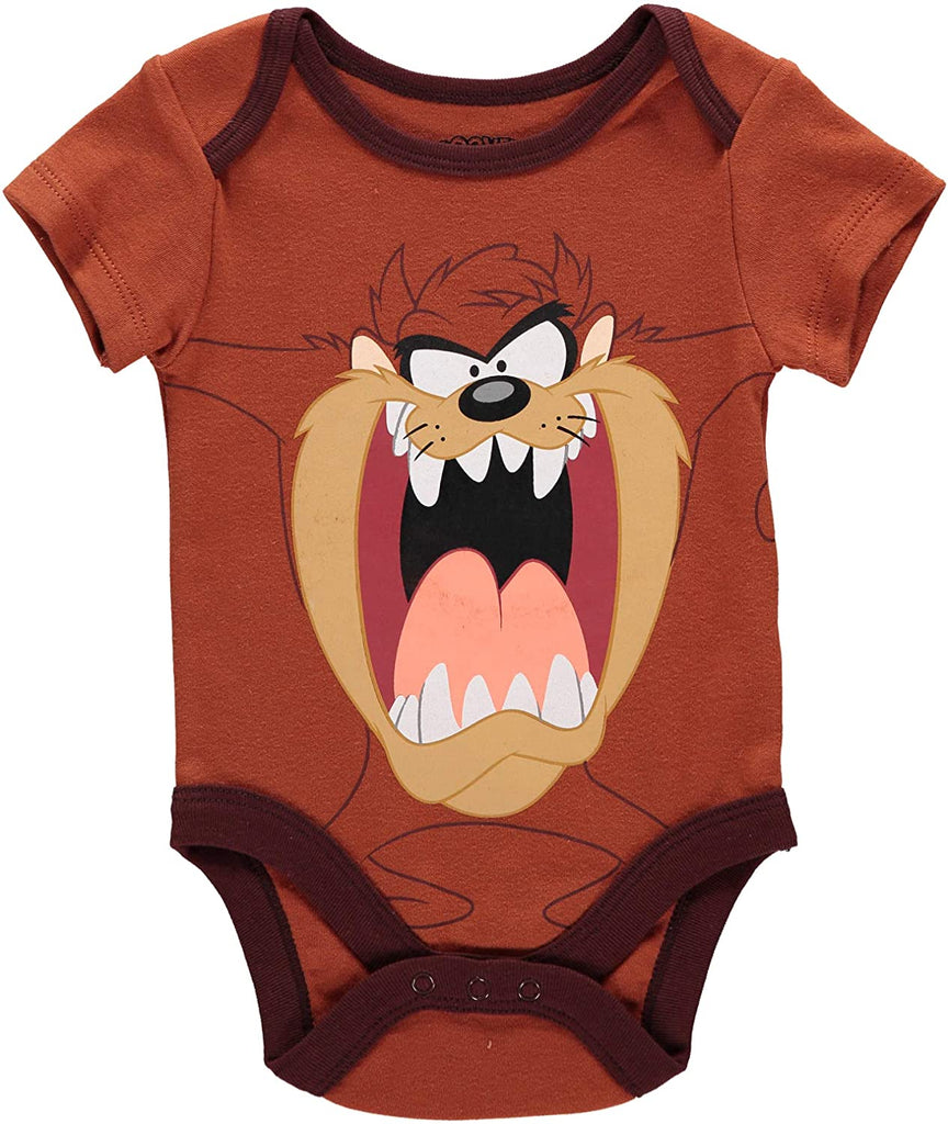 Looney Tunes Baby Boys\' Pack LoCo Apparel Bugs, Bodysuit | Set Taz, 3 and Martian