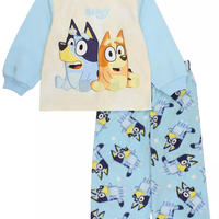 Bluey Toddler Boys' 2 Piece Long Pajama Set, Sizes 2T-4T