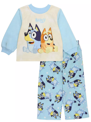 Bluey Toddler Boys' 2 Piece Long Pajama Set, Sizes 2T-4T