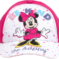 Disney Toddler Girls' Minnie Mouse Be Kind Adjustable Baseball Cap, One Size