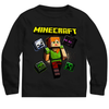 Jumping Beans Boys' Minecraft Hero and Villains Long Sleeve T-Shirt, Sizes 4-12