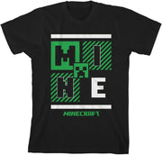 Minecraft Boys' MINE T-Shirt, Sizes S-XL