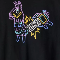 Fortnite Big Boys' Late Night Pinata Llama Long Sleeve T-Shirt, Sizes 8-20