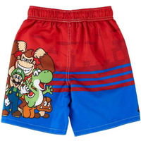 Super Mario Little Boys' Swim Trunks
