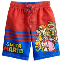Super Mario Little Boys' Swim Trunks