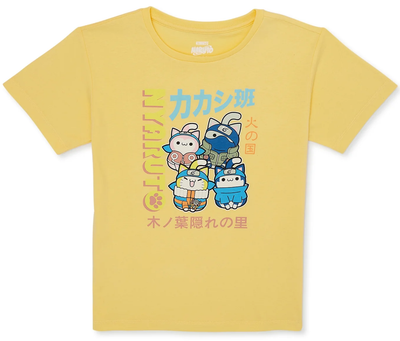 Naruto Girls' Team Nana T-Shirt, Sizes L(10/12)-XL(14/16)