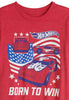 Hot Wheels Boys Born to Win Muscle Car T-Shirt, Sizes 4-8