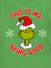 Dr. Seuss Boys' Grinch Being Good T-Shirt, Sizes XS(4/5)-L(10/12)