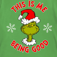 Dr. Seuss Boys' Grinch Being Good T-Shirt, Sizes XS(4/5)-L(10/12)