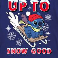 Disney Lilo and Stitch, Boys Stitch Up to Snow Good T-Shirt, Sizes XS(4/5)-XXL(18)