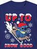 Disney Lilo and Stitch, Boys Stitch Up to Snow Good T-Shirt, Sizes XS(4/5)-XXL(18)