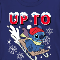 Disney Lilo and Stitch, Boys Stitch Up to Snow Good T-Shirt, Sizes XS(4/5)-XXL(18)
