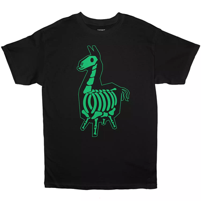 Fortnite Big Boys X-Ray Llama Short Sleeve T-Shirt, Sizes 8-18/20