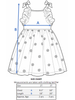 Bluey Toddler Girls Bluey Blooms Embroidered Tulle Dress, 2T-3T
