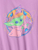 Star Wars Girls' Baby Yoda Butterfly T-Shirt, Sizes S(7)-XL(14/16)