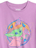 Star Wars Girls' Baby Yoda Butterfly T-Shirt, Sizes S(7)-XL(14/16)