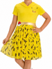 Pokemon Girls Pikachu Cosplay Dress, Sizes XS(4/5)-XL(14)