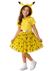 Pokemon Girls Pikachu Cosplay Dress, Sizes XS(4/5)-XL(14)
