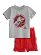 Jurassic World Boys' T-Shirt and Mesh Shorts Set (Toddler Boys)