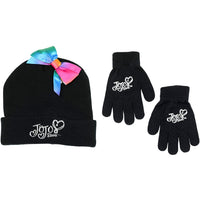 Jojo Siwa Beanie Hat & Gloves Set, Little Girls' Ages 4-7 One Size