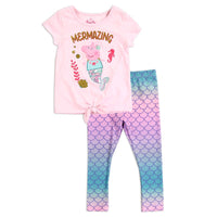 Peppa Pig T-Shirt and Leggings Set in Toddler and Little Girls