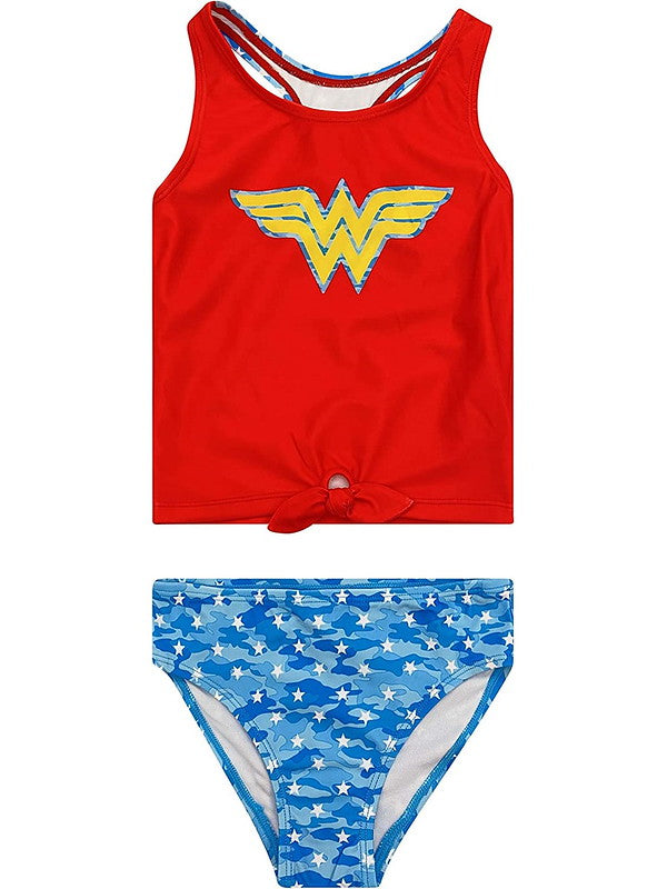 DC Comics Batgirl or Wonder Woman Long Sleeve Shirt, Pants, & Nightgow