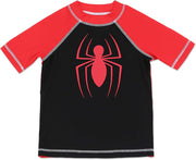 Marvel Boys' Spiderman Big Spider Rash Guard (Little Boys)