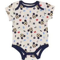 Disney Mickey Mouse 4 Piece Bodysuit and Pants Layette Set (Baby Boys)