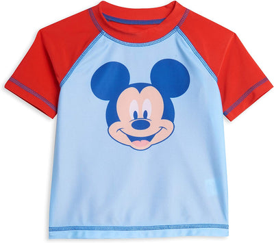 Disney Baby Boys' Mickey Mouse Face Rash Guard, Boys 12 M
