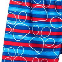 Paw Patrol Red & Blue Striped Toddler Boys Swim Trunks Board Shorts