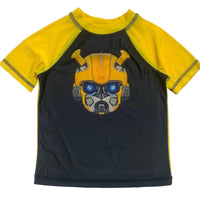 Transformers Toddler Boys' Bumblebee Rash Guard, Boys 2T