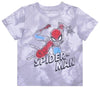 Marvel Little Boys' Spiderman 3 Piece Hoodie, T-Shirt, and Shorts Set, Boys 4-7