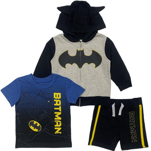 DC Comics Batman Hooded T-Shirt with Mask and Cape (Toddler Boys & Little  Boys)