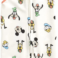 Disney Baby Boys' Mickey Mouse and Friends Hooded Coverall Set, Boys 0-24M