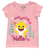 Baby Shark Toddler & Little Girls' Brooklyn T-Shirt, Girls 4-6x