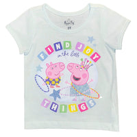 Peppa Pig Toddler Girls' Short Sleeve T-Shirt, Girls 2T-4T