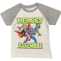 Marvel Little Boys' Avengers Heroes Assemble T-Shirt, Boys 4-7