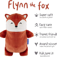 Cubcoats Toddler Boys' or Girls' Flynn the Fox Transforming Hoodie and Soft Plushie, Sizes 3T