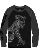 Marvel Boys' Black Panther Long Sleeve Raglan T-Shirt, Sizes XS-2XL