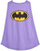 DC Comics Toddler Girls Batgirl & Supergirl Zip-Up Pajama Coveralls with Cape and Sleep Mask, Girls 2T, 3T, 5/6