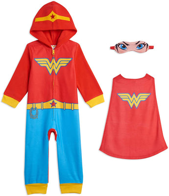 DC Comics Batgirl or Wonder Woman Long Sleeve Shirt, Pants