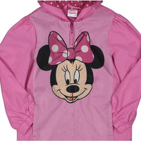Disney Minnie Mouse Toddler and Little Girls Light Windbreaker Jacket, 2T-4T, 5