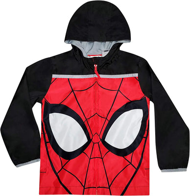 Marvel Spiderman Toddler & Little Boys' Windbreaker Jacket, 2T-4T, 7