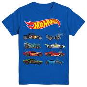Hot Wheels Boys 4-7 Car Grid T-Shirt
