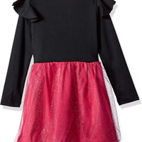 Hello Kitty Little Girls' Long Sleeve Tutu Dress, 4-6x
