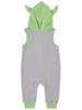 Star Wars Baby Boys' Baby Yoda Hooded Coverall with Ears, Sizes 12-24 M