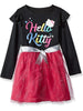 Hello Kitty Little Girls' Long Sleeve Tutu Dress, 4-6x
