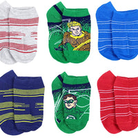 DC Comics Little Boys' Justice League 10 Pack Socks (Shoe Size 10-4)