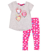 Peppa Pig Toddler Girls' T-Shirt and Leggings Set, 2T-4T